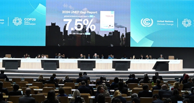 COP29 Liderler Zirvesi, açılış töreninin ardından çalışmalarına birinci genel oturumla devam etti