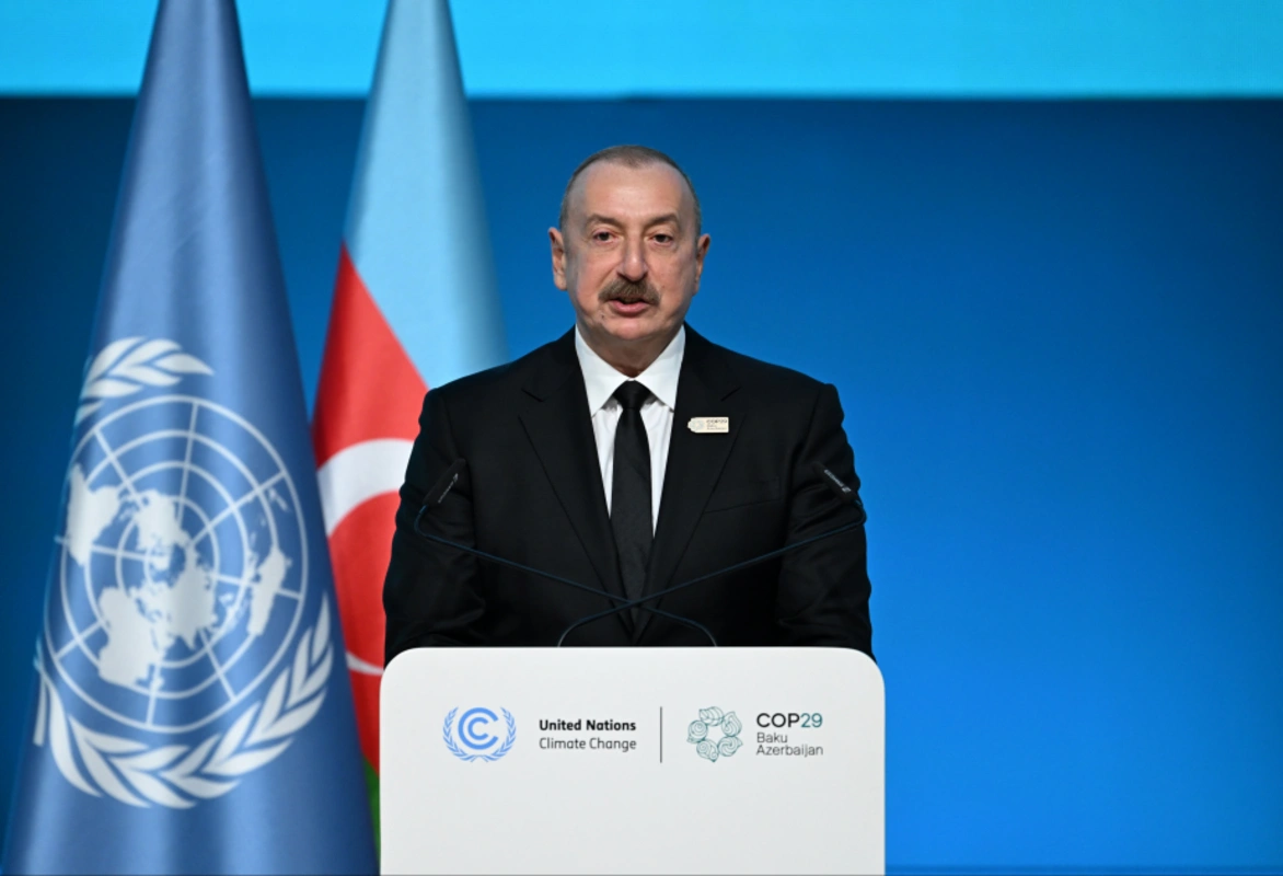 Prezident: "COP29-a ev sahibliyi etməyimiz fəal rolumuzun beynəlxalq arenada qiymətləndirilməsidir"