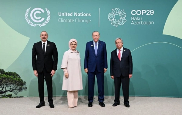 Emine Erdoğan: "COP29 dayanışma ve insanlığa karşı sorumluluğun güçlü bir tezahürüdür"