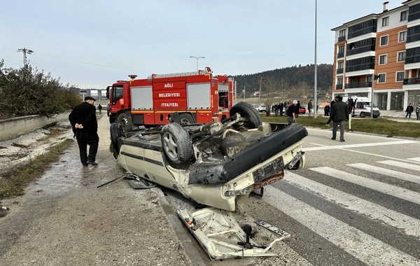 Kastamonu'da korkunç kaza: Fiat-Tofaş hurdaya döndü