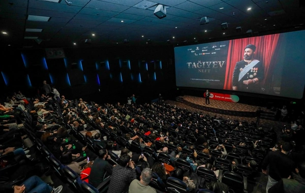 "CineMastercard" kinoteatrında "Tağıyev: Neft" filminin təqdimatı keçirilib