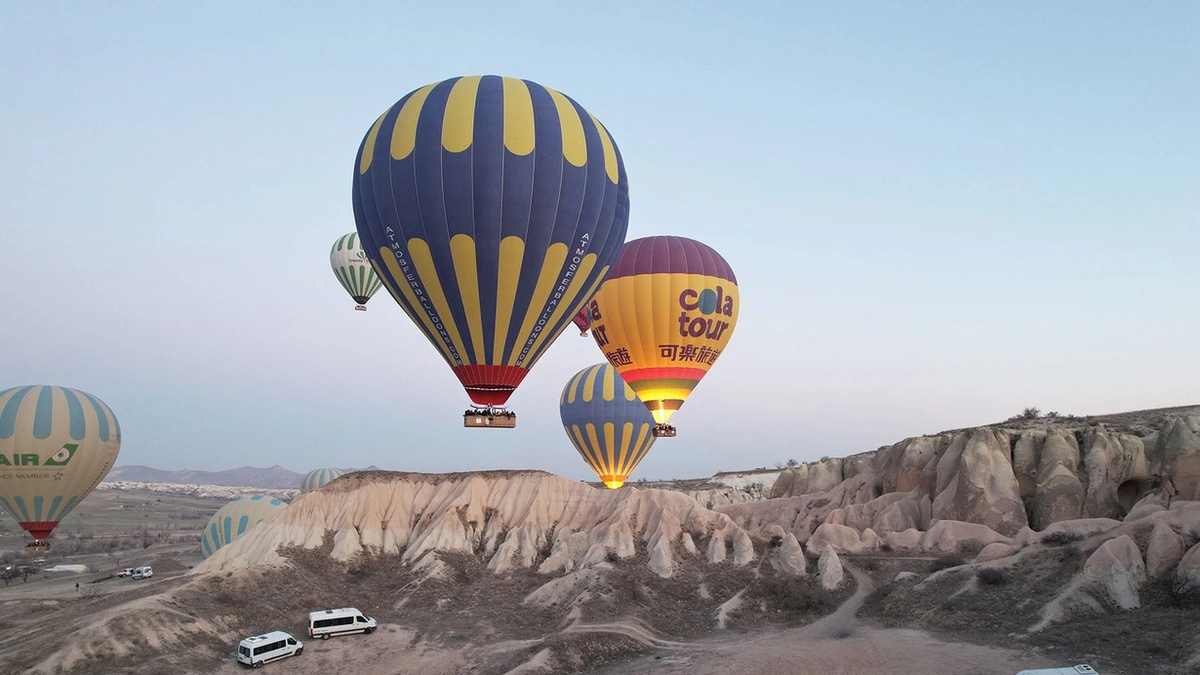 Kapadokya'da Turist rekoru kırıldı