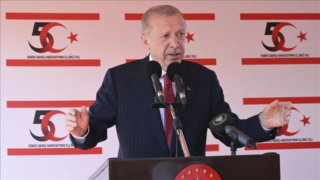 Erdoğan, KKTC'nin 41. kuruluş yıl dönümünü kutladı