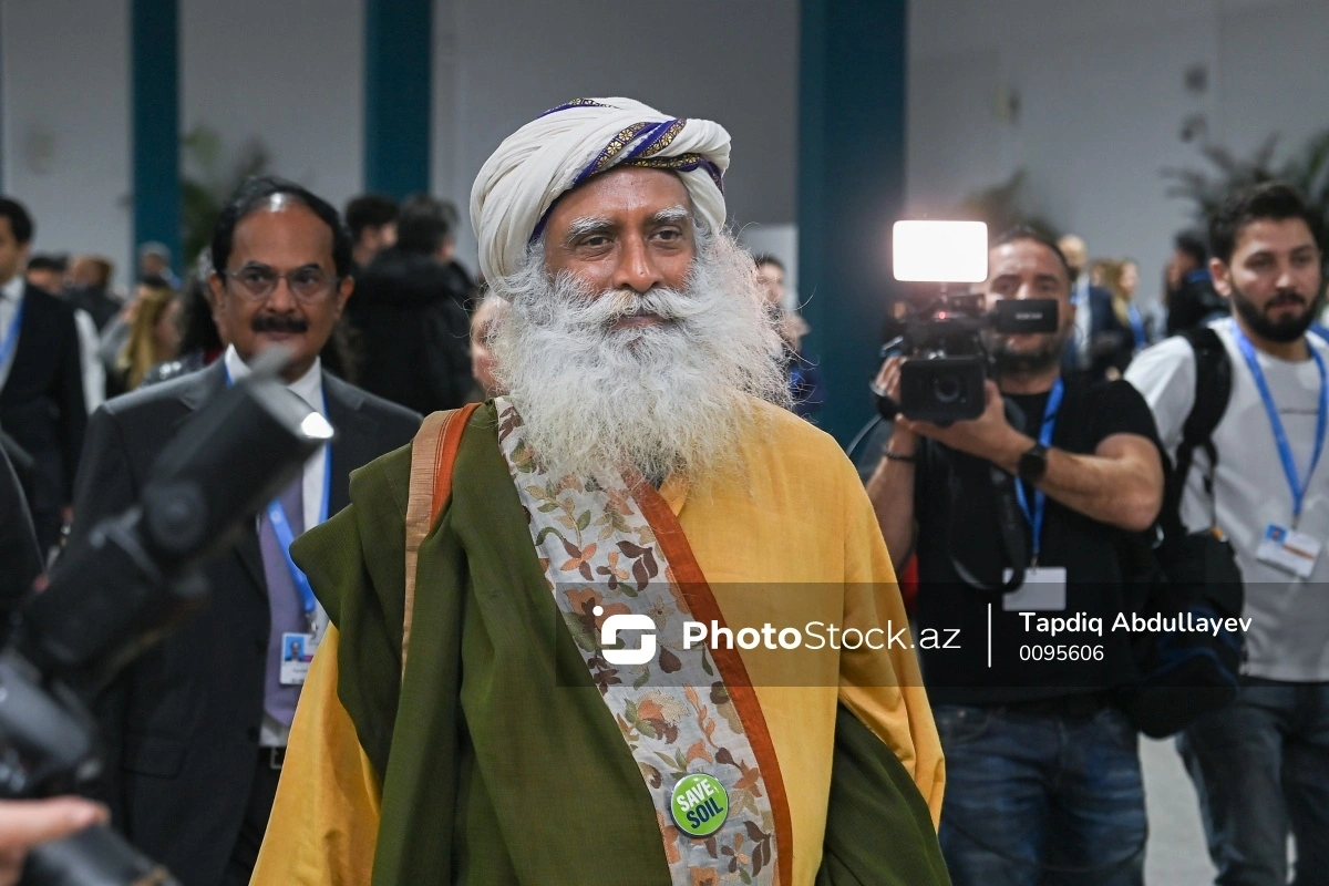 İsha Hayır Kurumu'nun kurucusu Sadhguru, Azerbaycan Cumhurbaşkanını tebrik etti