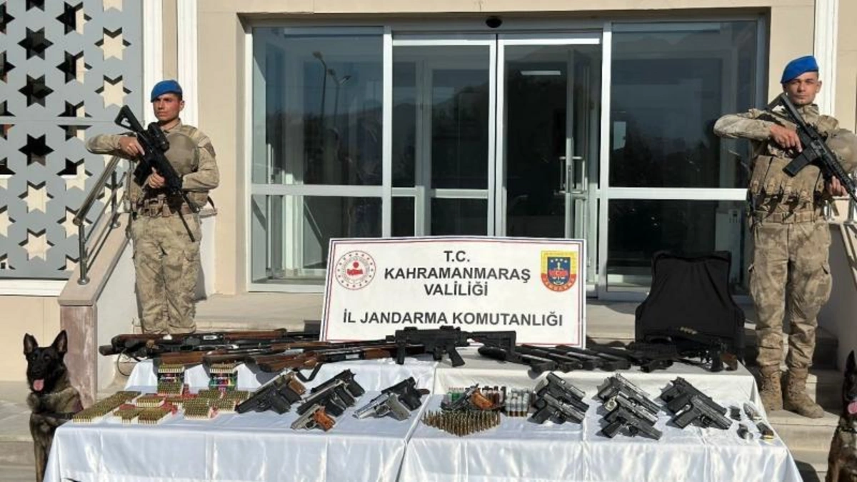 Kahramanmaraş'ta silah kaçakçılığı operasyonunda 10 kişi tutuklandı