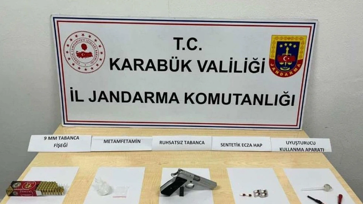 Karabük'te uyuşturucu tacirlerine geçit yok: Jandarma operasyonuyla yakalandı