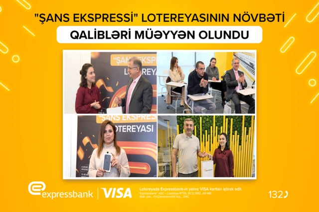 Onlar "Expressbank"dan qiymətli hədiyyələr qazandı – Sən də qoşul!