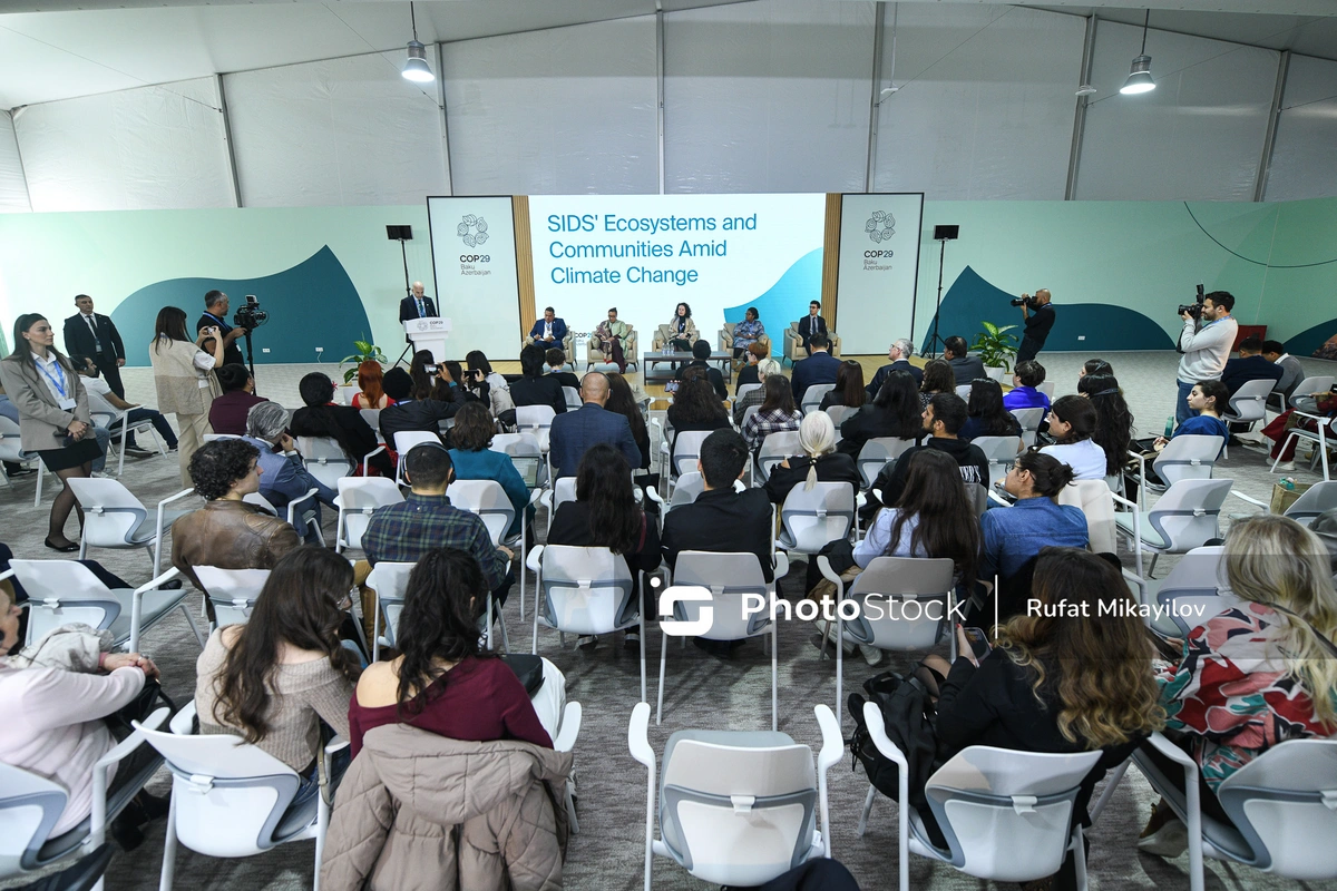 COP29-un Yaşıl Zonasında kiçik ada dövlətlərinin iqlim problemləri ilə bağlı tədbir keçirilib