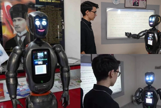 Türkiye'nin ilk insansı yapay zekalı robotu Ada, öğretmenliğe başladı