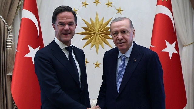 Türkiye Cumhurbaşkanı Erdoğan ile NATO Genel Sekreteri Rutte görüşdü