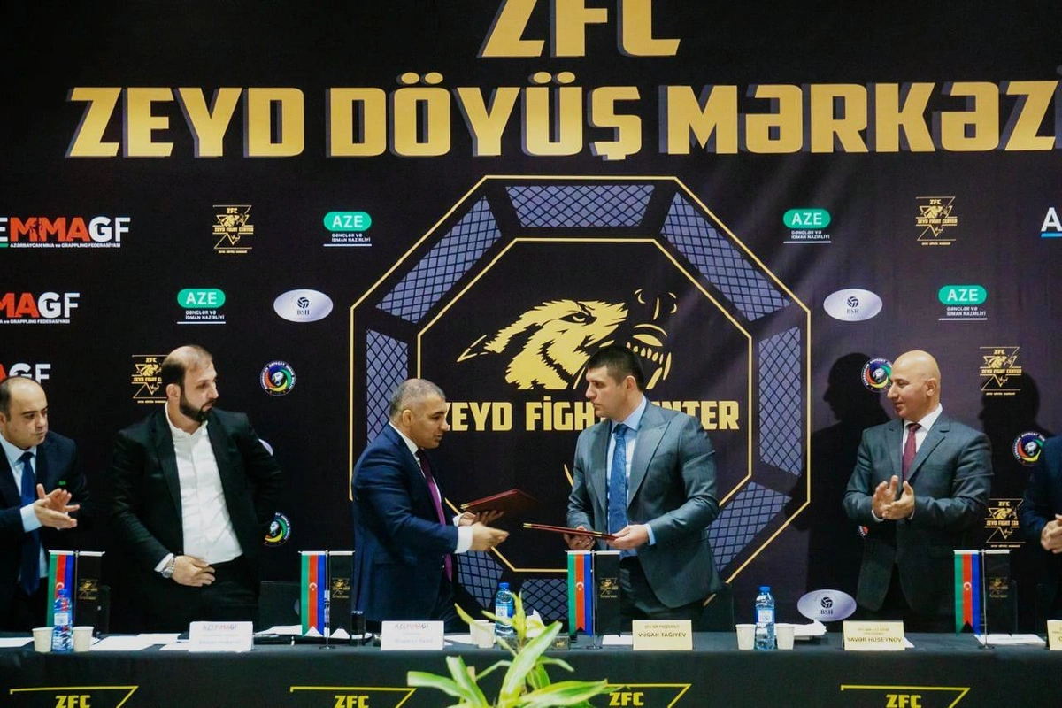 "Zeyd" Döyüş Mərkəzi ilə MMA və Qrapplinq Federasiyası arasında Əməkdaşlıq Memorandumu imzalanıb