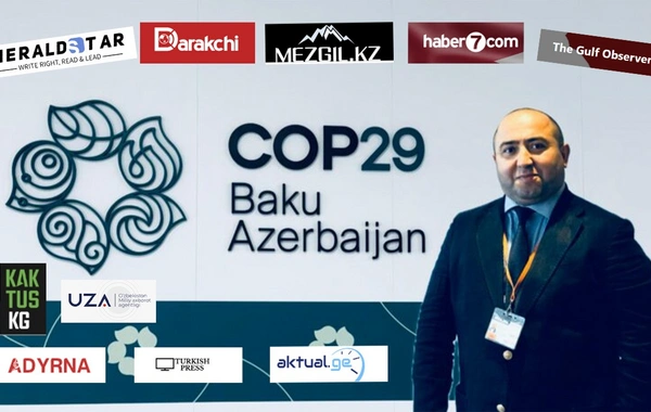 Aqil Ələsgər səkkiz ölkənin mediasına COP29 barədə danışdı