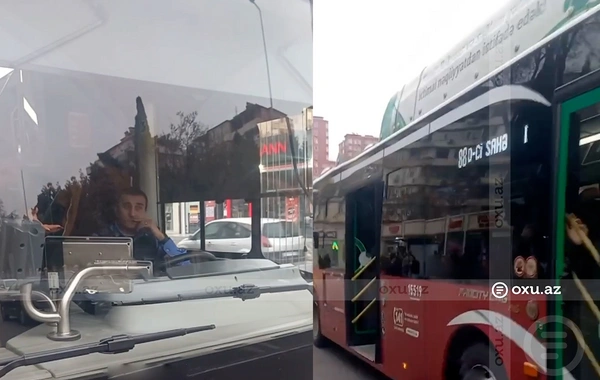 Sərnişinlə mübahisə etdiyi üçün avtobusu sürməkdən imtina edən "BakuBus" sürücüsü CƏZALANDIRILDI