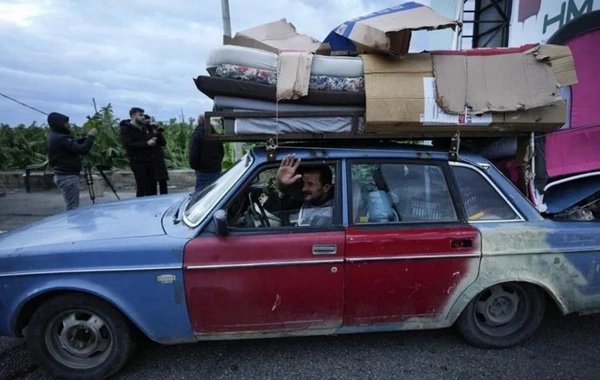 Ateşkesten sonra Lübnanlı mülteciler evlerine dönmeye başladılar