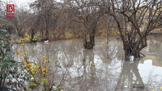 В Губинском районе сточные воды затопили дворы домов