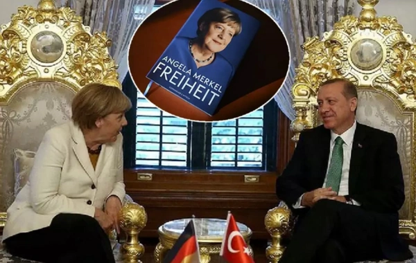 Almaniyanın keçmiş kansleri Angela Merkel öz xatirə kitabında Ərdoğanla görüşündən yazdı