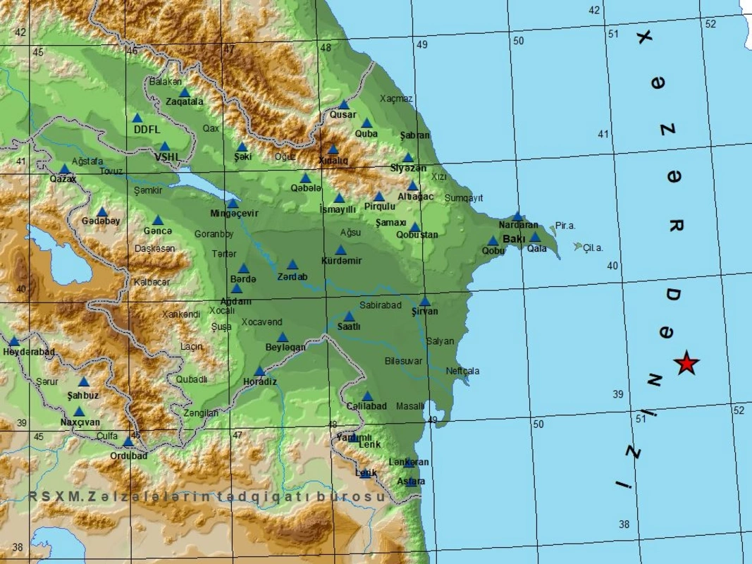 Hazar Denizi'nde deprem oldu