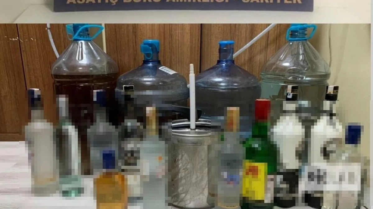 Yılbaşı öncesinde sahte alkol üreticilerine baskın: 28 bin litre etil alkol yakalandı