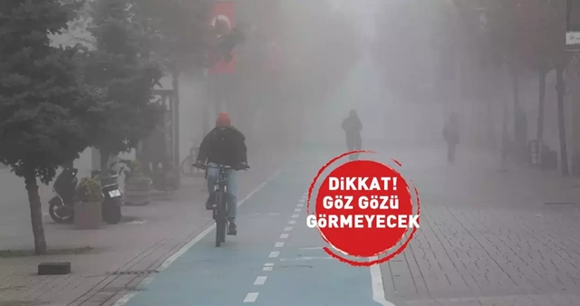 Dikkat: Tarih belli oldu, meteoroloji uyardı: Göz gözü görmeyecek