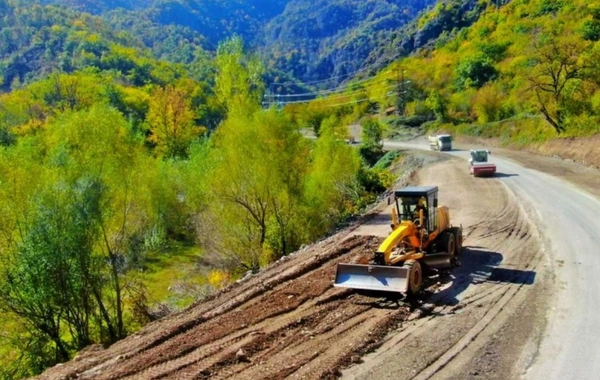 Suqovuşanı Kəlbəcərlə birləşdirən avtomobil yolunda hansı işlər görülür?