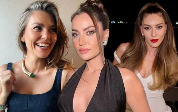 Fahriye Evcen, Aslı Enver ve Sinem Kobal'dan zamana meydan okuyan dostluk pozu