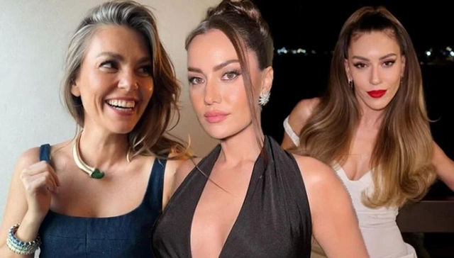 Fahriye Evcen, Aslı Enver ve Sinem Kobal'dan zamana meydan okuyan dostluk pozu