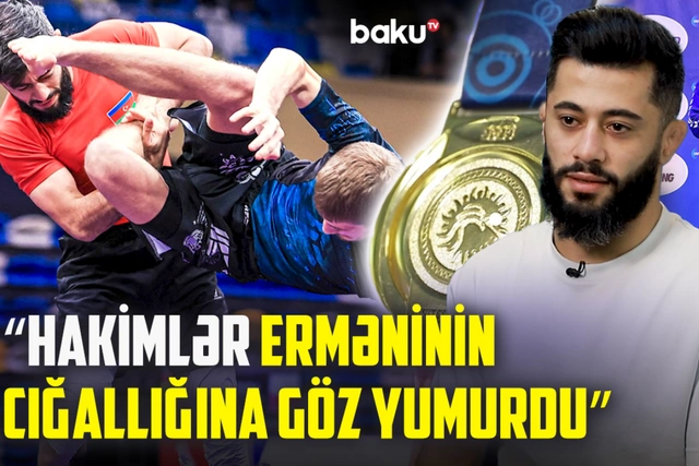 Dünya çempionu Fərhad Bağırov: "Hakimlər erməninin cığallığına göz yumurdular"