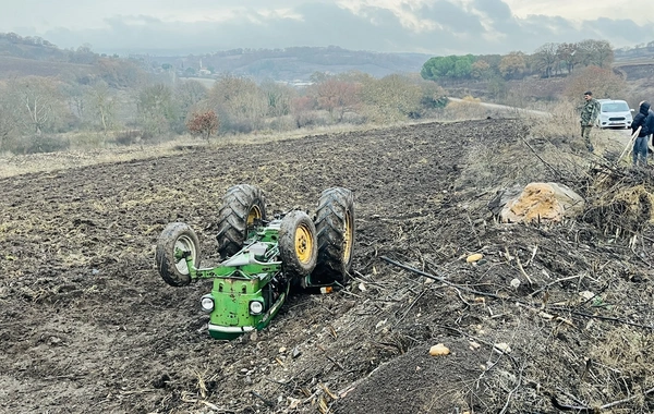 Çanakkale'nin Çan ilçesinde traktör faciası