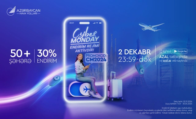 AZAL-dan "Cyber Monday" kampaniyası ilə endirimlərə davam