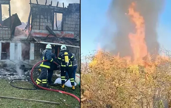 Giresun'da yangın faciası: Yatalak hasta hayatını kaybetti