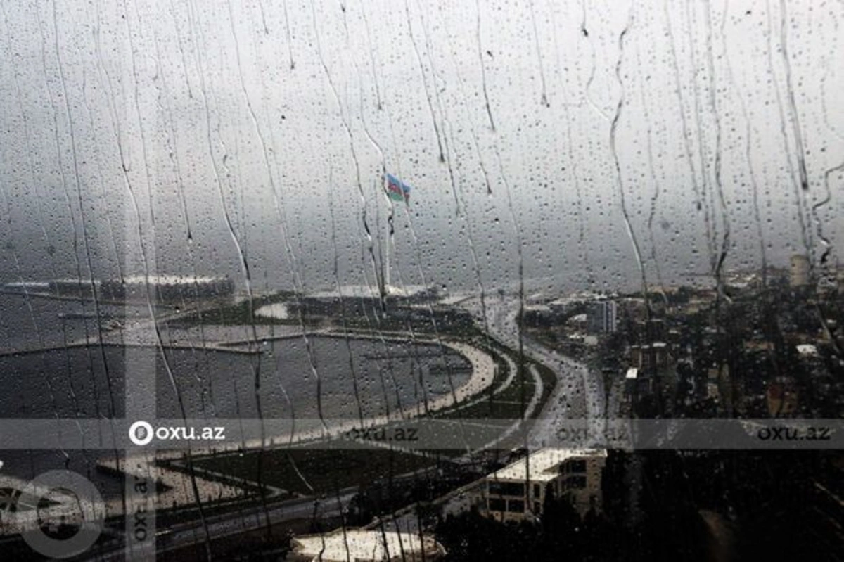 Azərbaycanda yağıntılı hava şəraiti davam edir