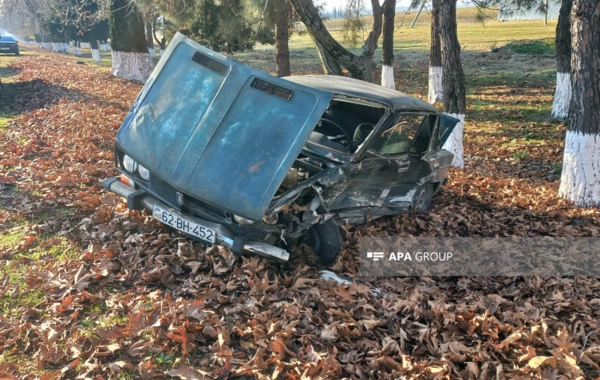 Zaqatalada iki avtomobil toqquşdu: Xəsarət alan var