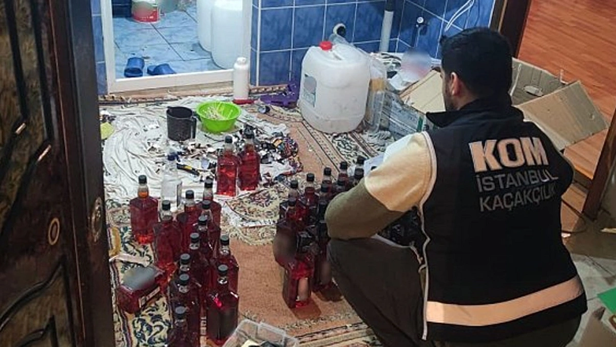 Sahte alkol üreticilerine büyük darbe: 28 Bin litre ele geçirildi