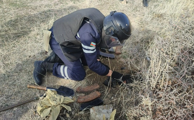 В Шахбузском районе обнаружены боеприпасы