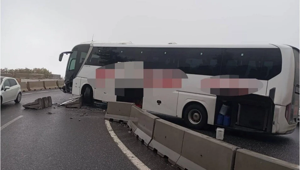 Muğla'da feci otobüs kazası: 5 yaralı