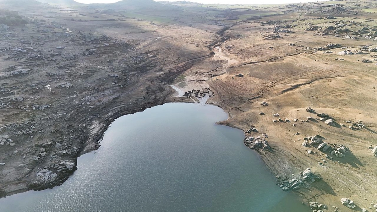 Edirne'ye içme suyu sağlayan baraj azalmaya devam ediyor