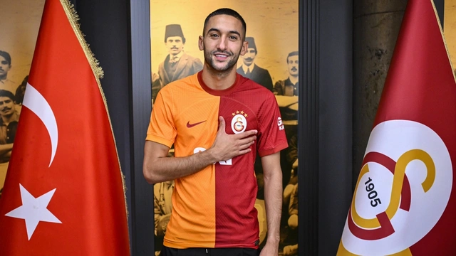 Galatasaray'da bu sene yokları oynayan Hakim Ziyech Fransa'ya transfer oluyor