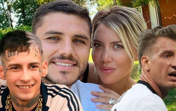 Wanda Nara aşk hayatıyla yine gündemde: Sevgilisi L-Gante ve eski eşi Maxi Lopez ile poz verdi