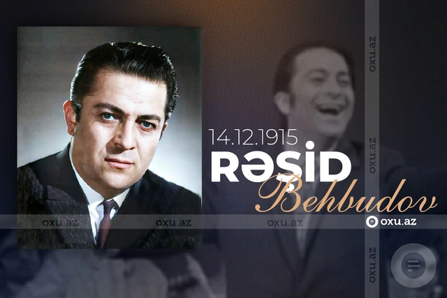 Rəşid Behbudovun doğum günüdür