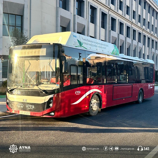 Sərnişinlərin NƏZƏRİNƏ: Yeni marşrut xətti üzrə avtobuslar istifadəyə verildi