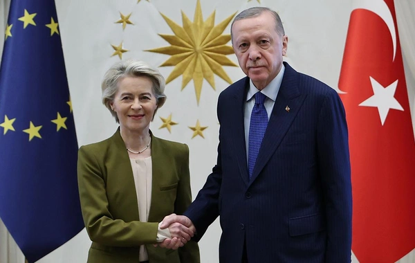 Türkiye Cumhurbaşkanı Erdoğan, AB Komisyonu Başkanı von der Leyen'i kabul etti