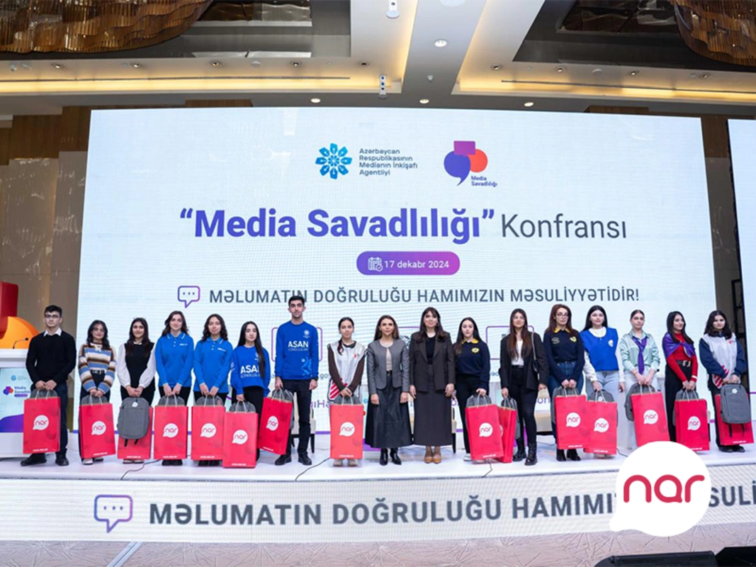 "Nar"ın tərəfdaşlığı ilə "Media Savadlılığı" Konfransı təşkil edilib