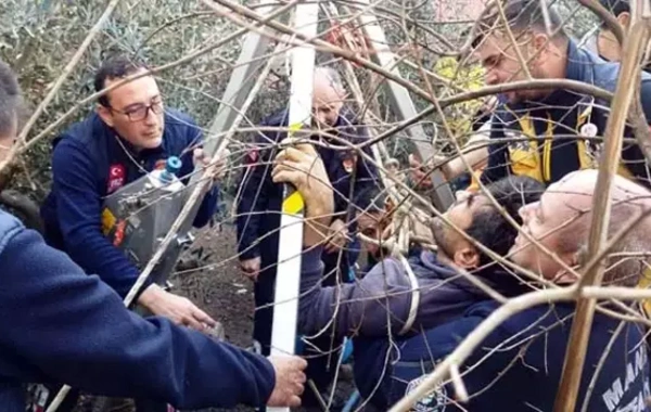 Manisa'da korkunç olay: 12 metrelik kuyuya düştü