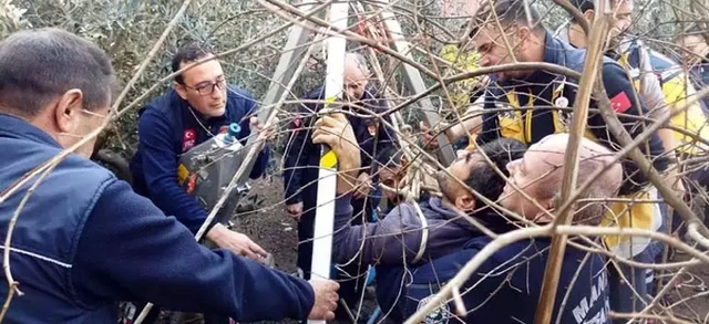 Manisa'da korkunç olay: 12 metrelik kuyuya düştü