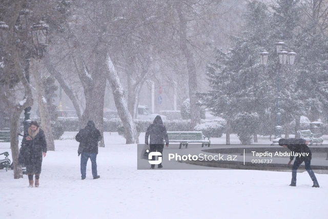 В Азербайджане наступила зима