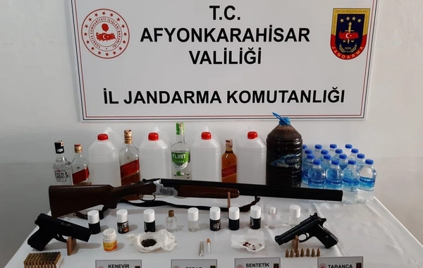 Sahte alkol ve uyuşturucu üreticilerine Afyonkarahisar'da büyük darbe