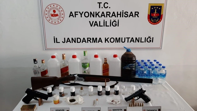 Sahte alkol ve uyuşturucu üreticilerine Afyonkarahisar'da büyük darbe