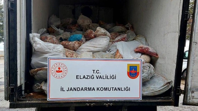 Elazığ'da tonlarca kaçak et ele geçirildi: Piyasa değeri dudak uçuklattı