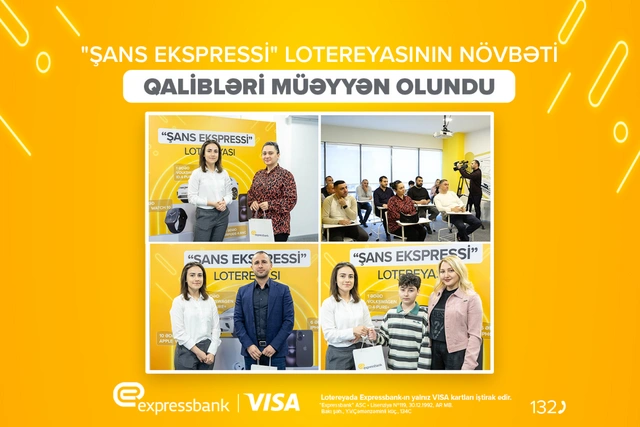 "Şans Ekspressi" lotereyasının qalibləri məlum oldular