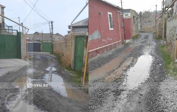 Жители Сумгайыта жалуются на плохое состояние местных дорог